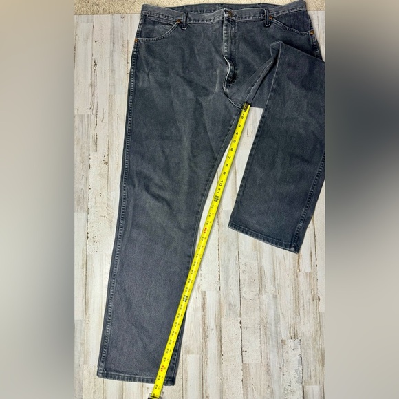 WRANGLER Jeans Men's 42x34 Black Cowboy Western Outdoors 13MW2WK - Picture 6 of 10